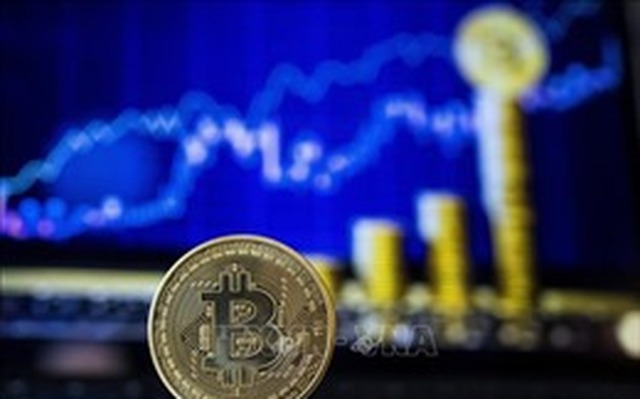 Đồng tiền kỹ thuật số Bitcoin. Ảnh: AFP/TTXVN