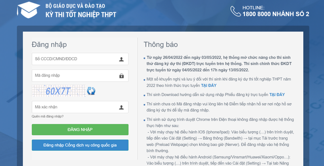 Từ 0h ngày 24/7, phụ huynh và học sinh có thể tra cứu điểm thi tốt nghiệp THPT năm 2022 theo 3 cách sau - Ảnh 1.