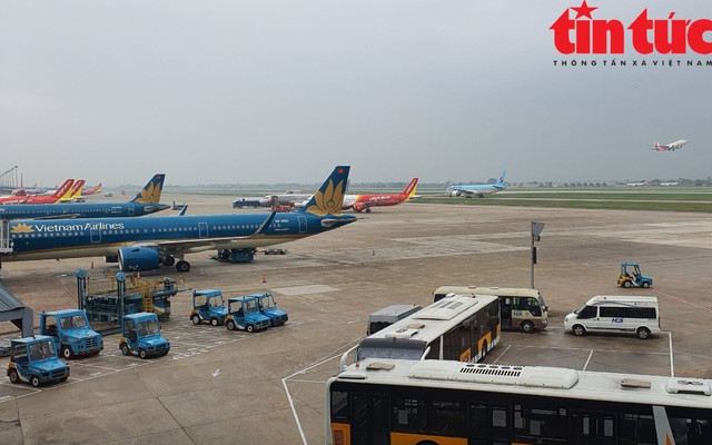 Sân bay Nội Bài. Ảnh; Vân Sơn/Báo Tin tức