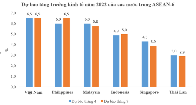 ADB hạ dự báo tăng trưởng GDP khu vực châu Á, Việt Nam đứng thứ bao nhiêu trong khối ASEAN-6? - Ảnh 1.