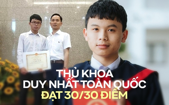 Gặp thủ khoa duy nhất cả nước đạt 30/30 điểm: Áp lực với danh xưng thủ khoa và trả lời truyền thông, nuối tiếc vì đã... học quá nhiều