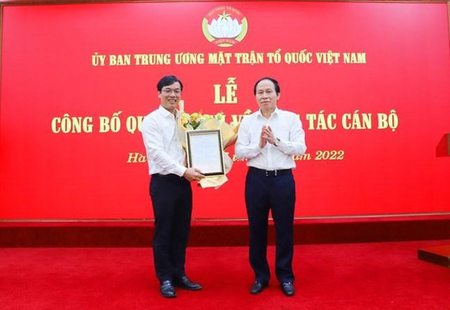 Anh Nguyễn Bình Minh làm Chánh Văn phòng Cơ quan Ủy ban T.Ư MTTQ Việt Nam - Ảnh 1.