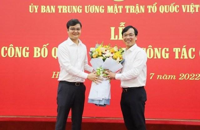 Anh Nguyễn Bình Minh làm Chánh Văn phòng Cơ quan Ủy ban T.Ư MTTQ Việt Nam - Ảnh 2.