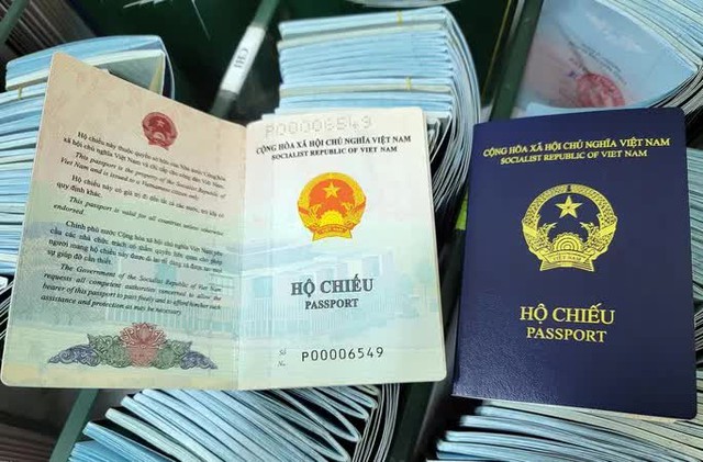  Đức ngừng cấp thị thực hộ chiếu phổ thông Việt Nam mẫu mới xanh tím than  - Ảnh 1.