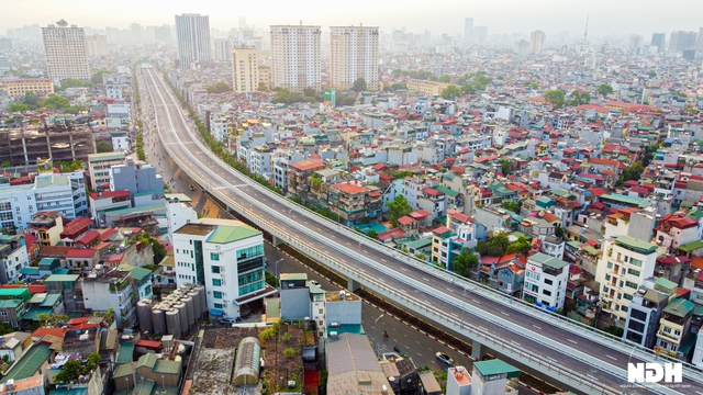 Tuyến vành đai 2 Hà Nội: Hợp long toàn bộ tuyến trên cao, dự kiến khai thác tháng 6/2023 - Ảnh 4.