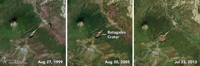 NASA chụp chi tiết lạ của nòng nọc khổng lồ ở Siberia: Các nhà khoa học lập tức cảnh báo - Ảnh 1.