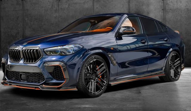 Mê mẩn với BMW X6 M độ phong cách nội thất Lamborghini - Ảnh 1.