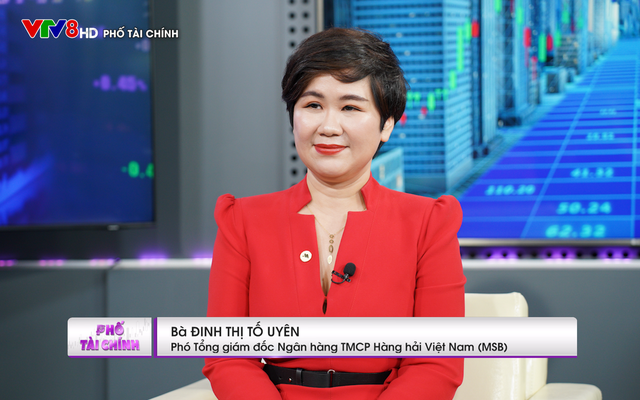 Bà Đinh Thị Tố Uyên, Phó Tổng giám đốc Ngân hàng TMCP Hàng hải Việt Nam (MSB)