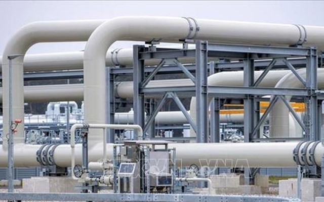 Hệ thống đường ống dẫn khí đốt Nord Stream 2 cung cấp khí đốt từ Nga sang Đức. Ảnh: DPA/TTXVN
