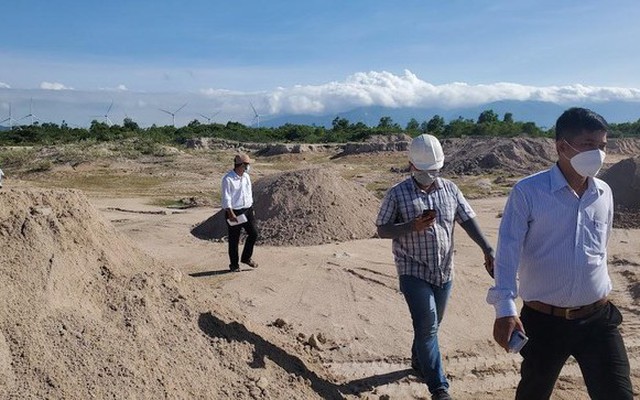 Bộ Công an vào cuộc vụ khai thác đất cát trái phép tại KCN Phước Nam - Ninh Thuận