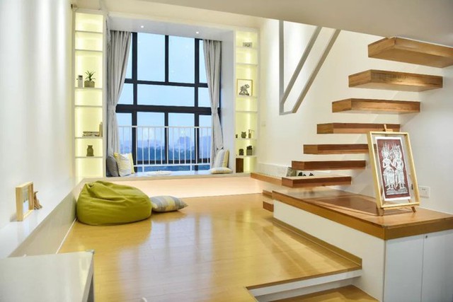 Căn hộ 52m² được thiết kế ấn tượng với cách bố trí nội thất giật cấp tiện lợi - Ảnh 9.
