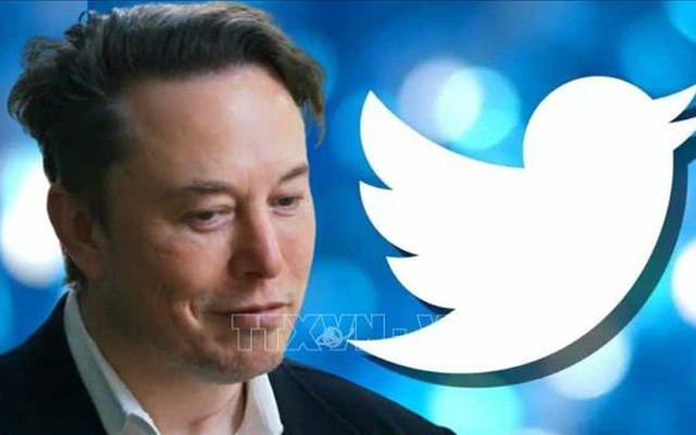 Tỷ phú Elon Musk và biểu tượng Twitter. Ảnh: Finnews24/TTXVN