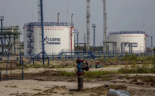 Nhà máy lọc dầu Gazprom, Nga. Nguồn: AP