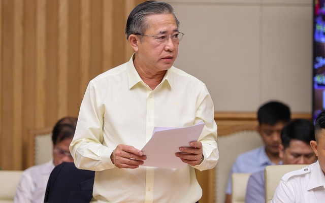 Ông Phạm Văn Tài, Tổng Giám đốc Công ty cổ phần ô tô Trường Hải (Thaco). Ảnh VGP/Nhật Bắc