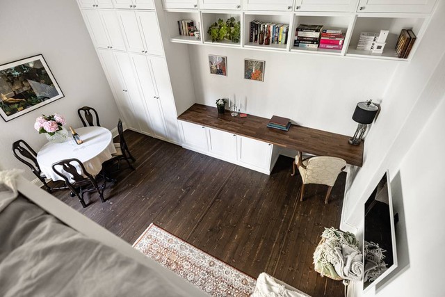 Chỉ rộng 38m², căn hộ nhỏ có không gian thoải mái và khả năng lưu trữ đầy ấn tượng - Ảnh 8.