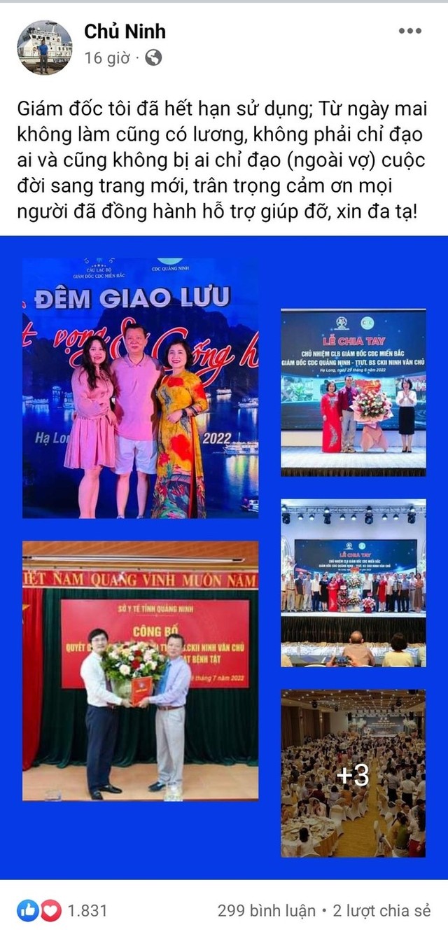 Những bữa tiệc chia tay Giám đốc CDC Quảng Ninh nghỉ hưu gây xôn xao - Ảnh 3.