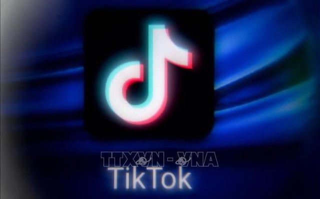 Biểu tượng của mạng xã hội TikTok. Ảnh: AFP/TTXVN