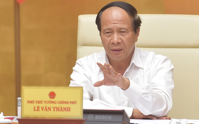 Phó Thủ tướng Lê Văn Thành: Kết quả giải ngân tại các bộ, ngành, địa phương là chưa đạt yêu cầu (hơn 22% tính đến hết tháng 7/2022), còn thấp hơn bình quân chung cả nước - Ảnh: VGP/Đức Tuân