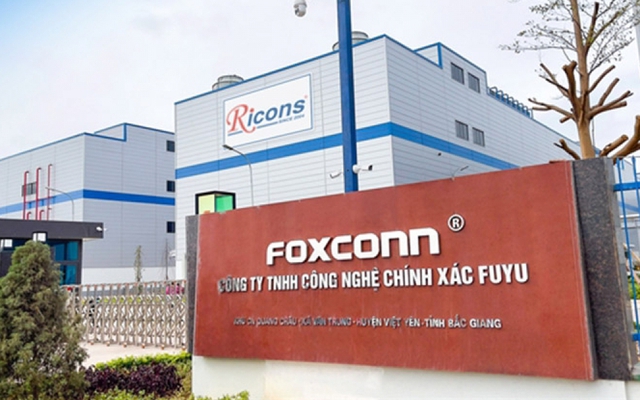 Một nhà máy Foxconn tại Việt Nam (Ảnh: VOV)
