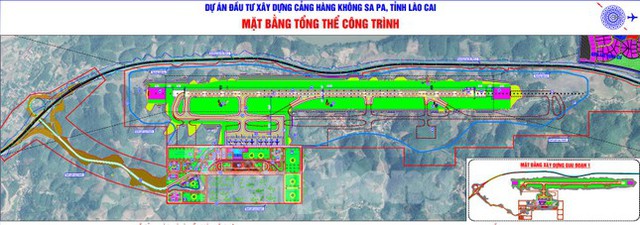 Phối cảnh và thực tế vị trí sân bay Sa Pa trước ngày khởi công - Ảnh 1.