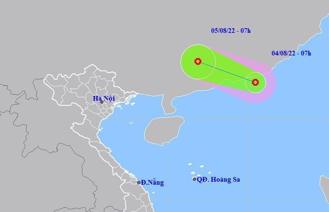  Áp thấp nhiệt đới xuất hiện trên Biển Đông, gây mưa ở miền Bắc  - Ảnh 1.