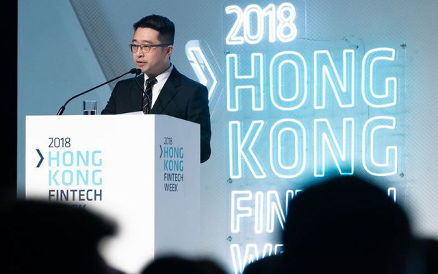 Ông Calvin Choi - chủ tịch của AMTD Digital, trong một sự kiện ở Hồng Kông năm 2018.