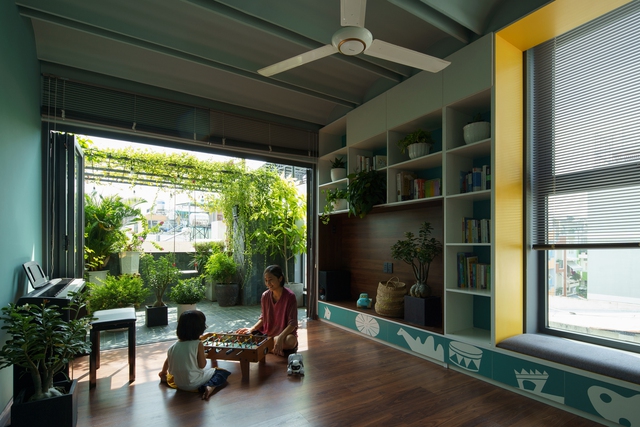 Phủ xanh không gian sống cho căn nhà phố giữa lòng Sài Gòn - Ảnh 6.