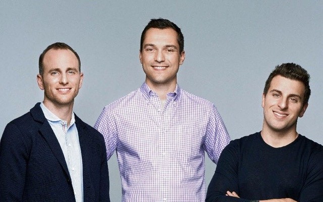 Ba nhà đồng sáng lập của Airbnb là Joe Gebbia, Nathan Blecharczyk và Brian Chesky. Ảnh: Airbnb.