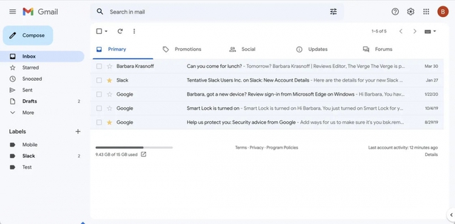Cách thay đổi bảng điều khiển bên trong chế độ xem mới của Gmail - Ảnh 5.