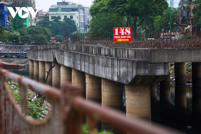 Cầu L3 đường vành đai 2,5 đắp chiếu, dừng thi công hơn 10 năm nay - Ảnh 10.