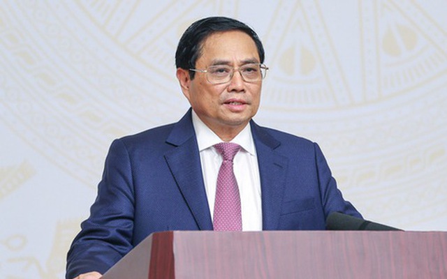 Thủ tướng Phạm Minh Chính chủ trì Hội nghị đẩy mạnh ngoại giao kinh tế phục vụ phát triển đất nước - Ảnh: VGP