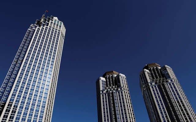 Trụ sở chính của Isbank và tòa nhà Isbank Towers ở Istanbul, Thổ Nhĩ Kỳ - Ảnh: REUTERS