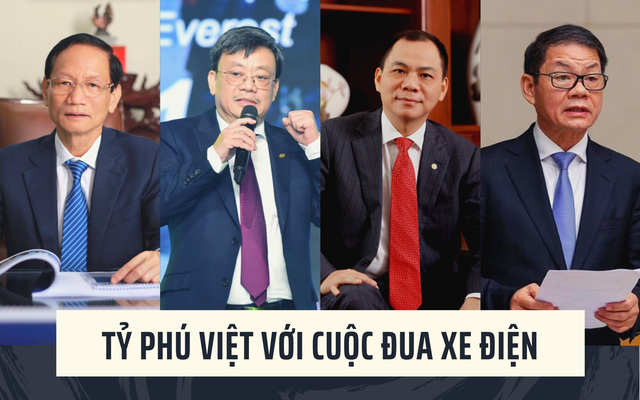 Các tỷ phú Việt làm gì trong cuộc đua nắm giữ vận mệnh xe điện?