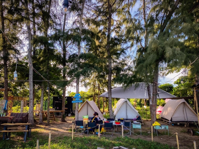 Khu cắm trại Cần Giờ nổi tiếng với dân TP.HCM vì có nhiều hoạt động vui chơi thư giãn - Ảnh 10.