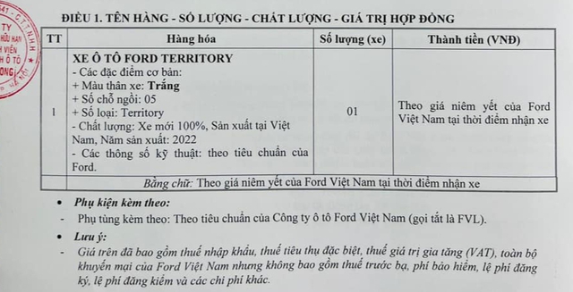 Ford Territory về đại lý trước giờ G: Lắp tại Việt Nam, ra mắt đầu tháng 10 với giá hơn 800 triệu - Ảnh 2.