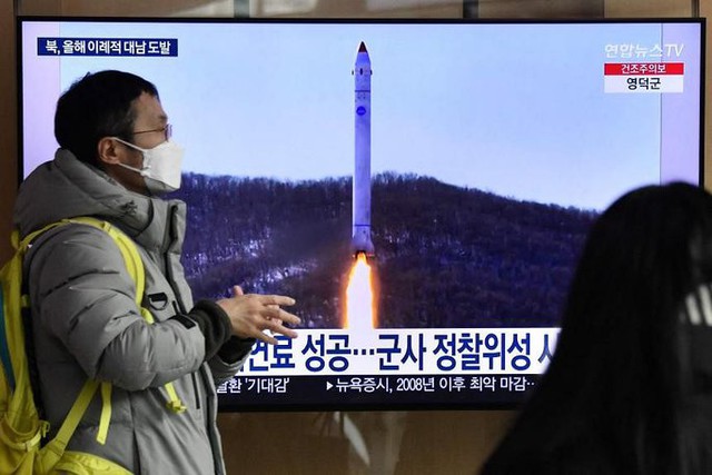 Triều Tiên phóng tên lửa ngay ngày đầu năm mới 2023 - Ảnh 1.