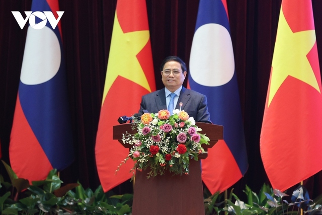 Toàn cảnh chuyến thăm chính thức CHDCND Lào của Thủ tướng Phạm Minh Chính - Ảnh 16.