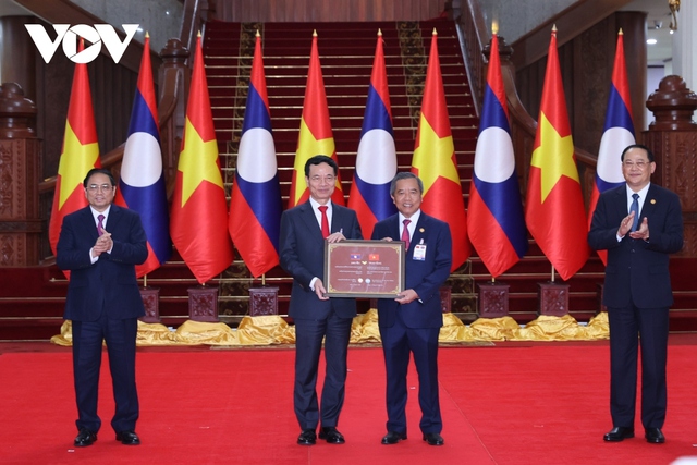 Toàn cảnh chuyến thăm chính thức CHDCND Lào của Thủ tướng Phạm Minh Chính - Ảnh 6.