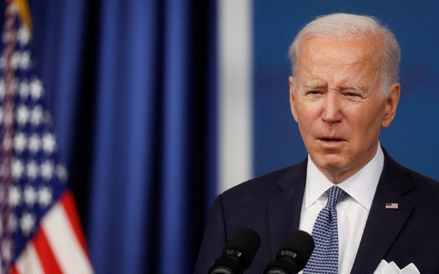 Tổng thống Mỹ Joe Biden phát biểu tại Nhà Trắng ngày 12-1 - Ảnh: REUTERS