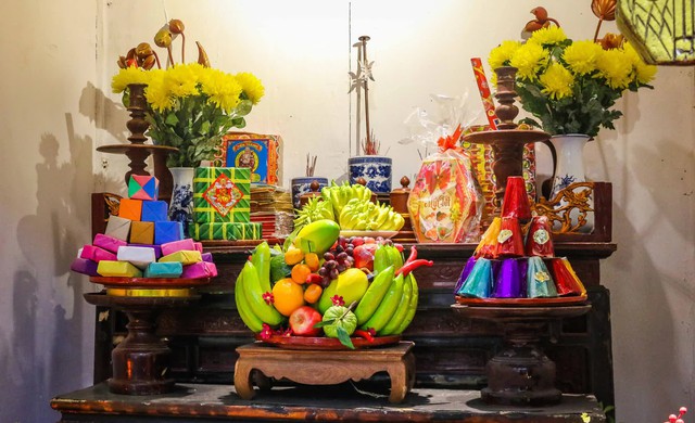 The Imperial Citadel of Thang Long recreates the altars of worship and the series of experiences towards the old Tet, many young families come to learn to display at home - Photo 17.