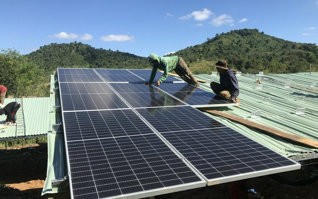 Có dự án điện mặt trời tại Đắk Lắk chưa được cấp phép đã ghi nhận sản lượng điện - Ảnh: TRUNG TÂN