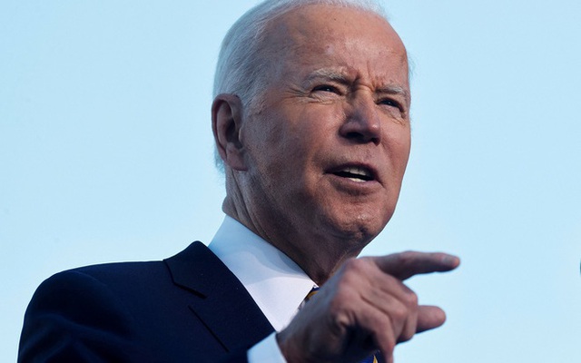 Tổng thống Joe Biden ở Atlanta, Georgia, Mỹ ngày 11-1-2022 - Ảnh: REUTERS