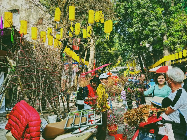 Hang Luoc flower market - A cultural rendezvous with the old Tet flavor of the Ha Thanh people - Photo 14.