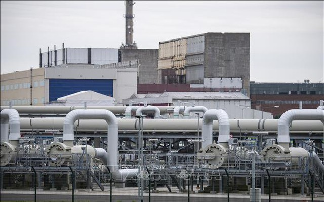 Trạm cung ứng PIG trong hệ thống đường ống dẫn khí đốt thuộc dự án Dòng chảy phương Bắc 2 trên đất liền ở Lubmin, Đức ngày 21/9/2020. Ảnh: AFP/TTXVN