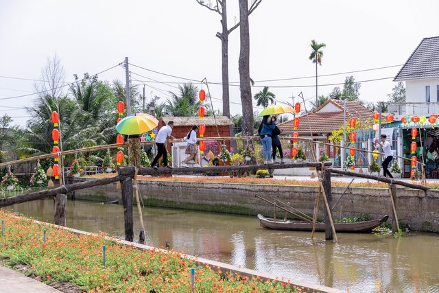 Can Tho giants spend billions to build an "ecological area" of more than 10,000 square meters next to the mansion for people to enjoy Tet completely free of charge - Photo 11.