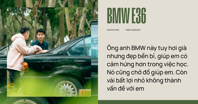 19 tuổi chơi BMW E36: Bạn bè đi làm mua quần áo, em để tiền đổ xăng và sửa xe - Ảnh 2.