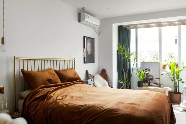 Cô gái độc thân cải tạo căn hộ 40m² thành không gian màu xanh ngập tràn sức sống để đón năm mới - Ảnh 3.