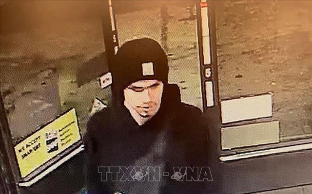 Hình ảnh nghi phạm Jarid Haddock, đối tượng gây ra vụ tấn công tại cửa hàng Circle K ở thành phố Yakima, bang Washington (Mỹ) ngày 24/1/2023. Ảnh: AFP/TTXVN
