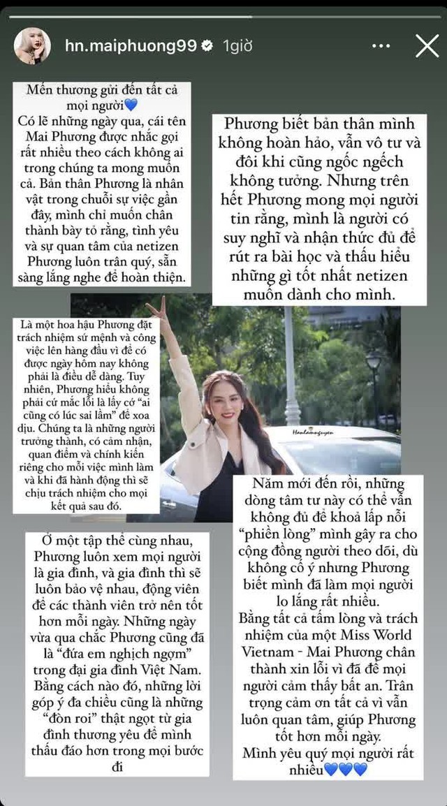 Hoa hậu Mai Phương lên tiếng giữa loạt lùm xùm, netizen tranh cãi vì chi tiết thiếu thiện chí - Ảnh 2.