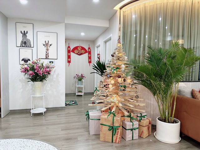 Năm mới ghé thăm căn hộ tự trang trí đón Tết ở Hà Nội và bí quyết tái sử dụng nguyên liệu cho nhiều dịp khác nhau - Ảnh 10.
